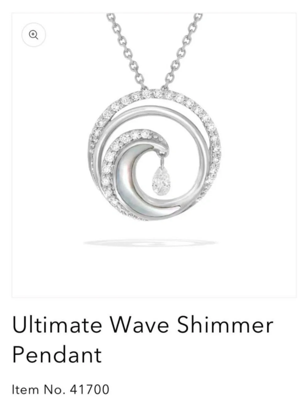 Na Hoku Wave Pendant & thick 14k chain - Na HOKU